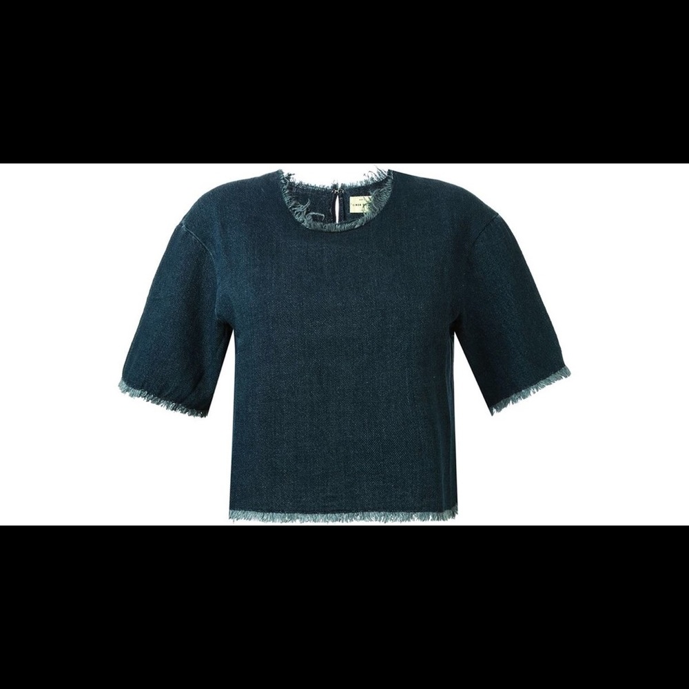 Simon Miller Blue Mesa Crop Top.